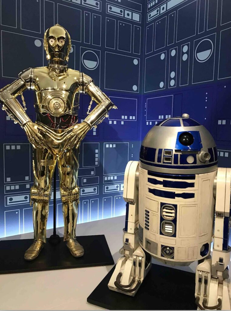 Museum of Fine Arts Star Wars display of art in St Petersburg Florida
