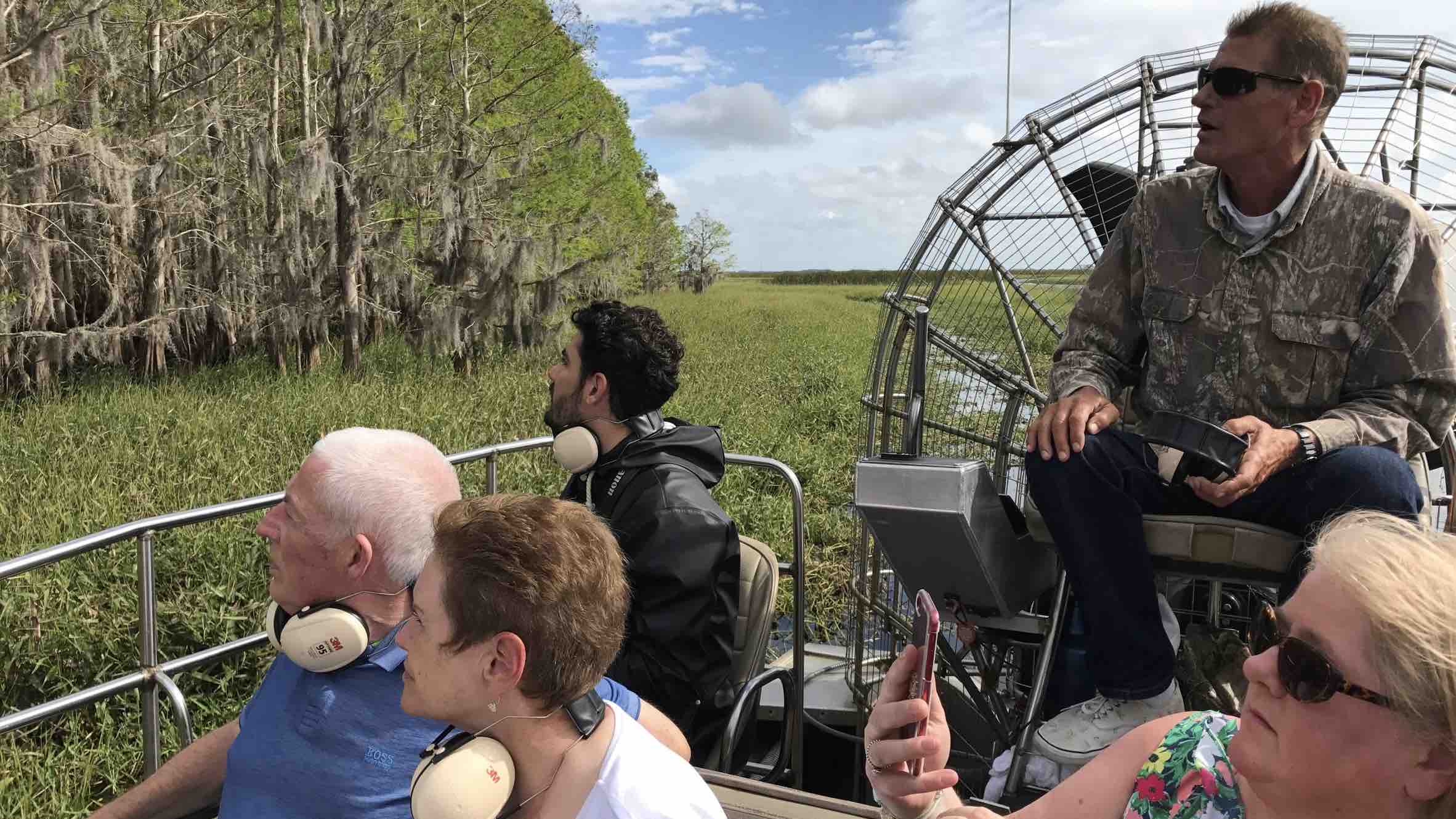2.	The versatile airboat gets into the Florida backwaters for wildlife viewing 